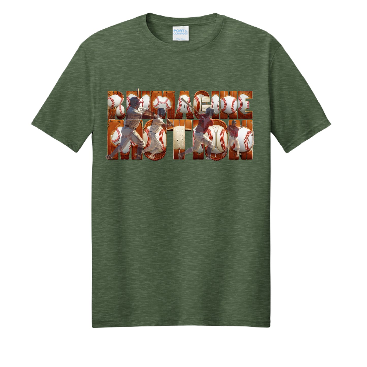 Forest Green Heather - PC455 - FRONT