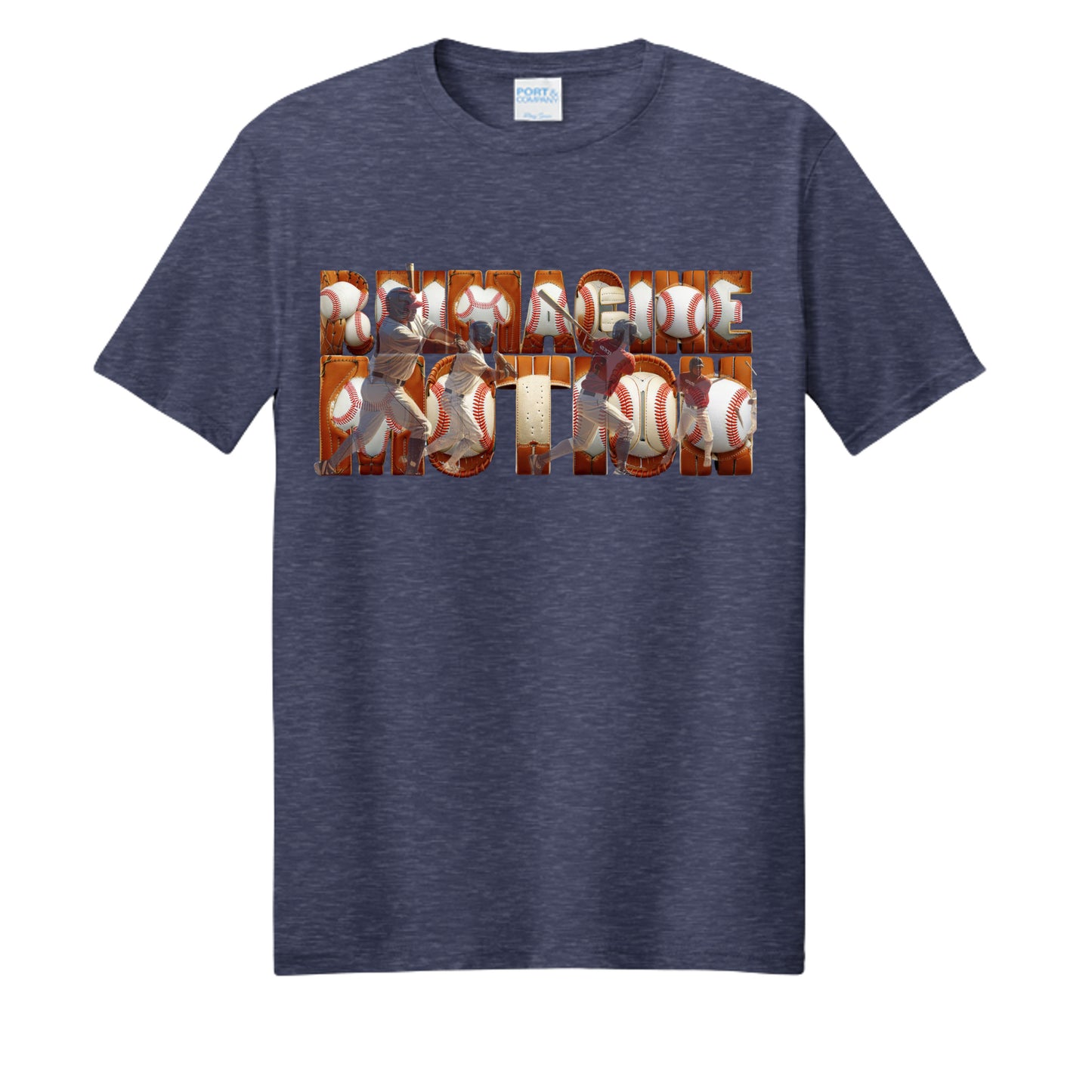 Team Navy Heather - PC455 - FRONT