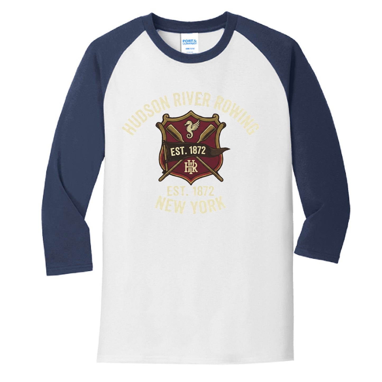 White/ Navy - PC55RS - FRONT