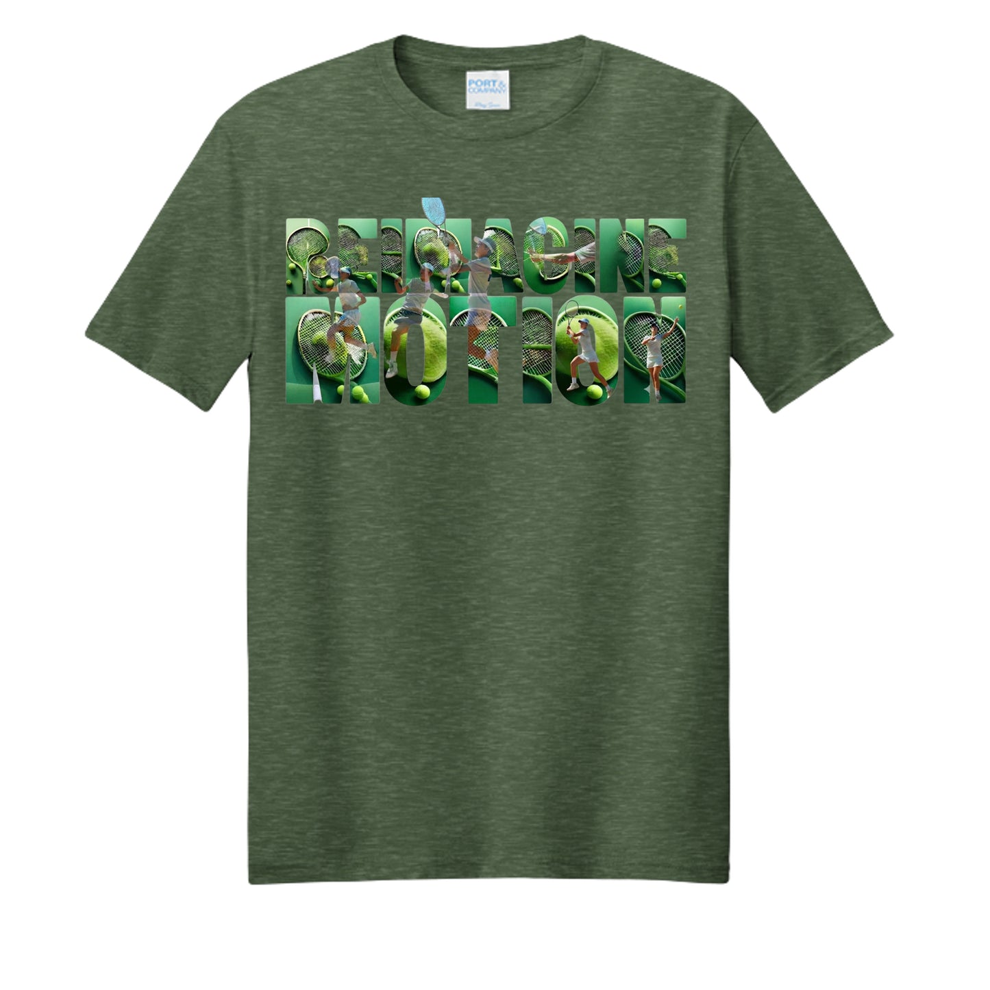 Forest Green Heather - PC455 - FRONT