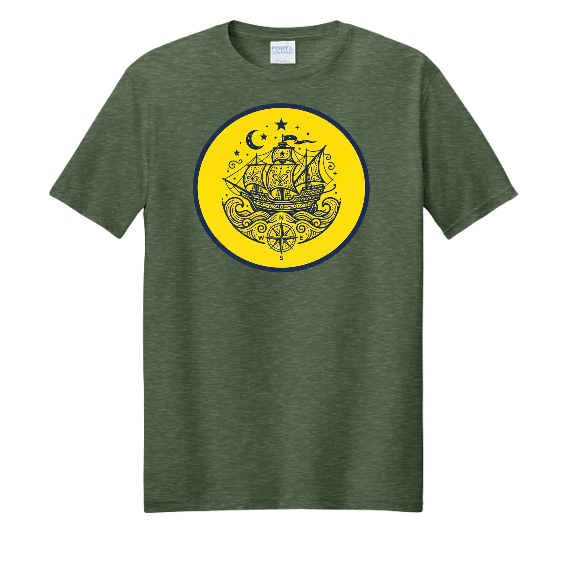 Forest Green Heather - PC455 - FRONT