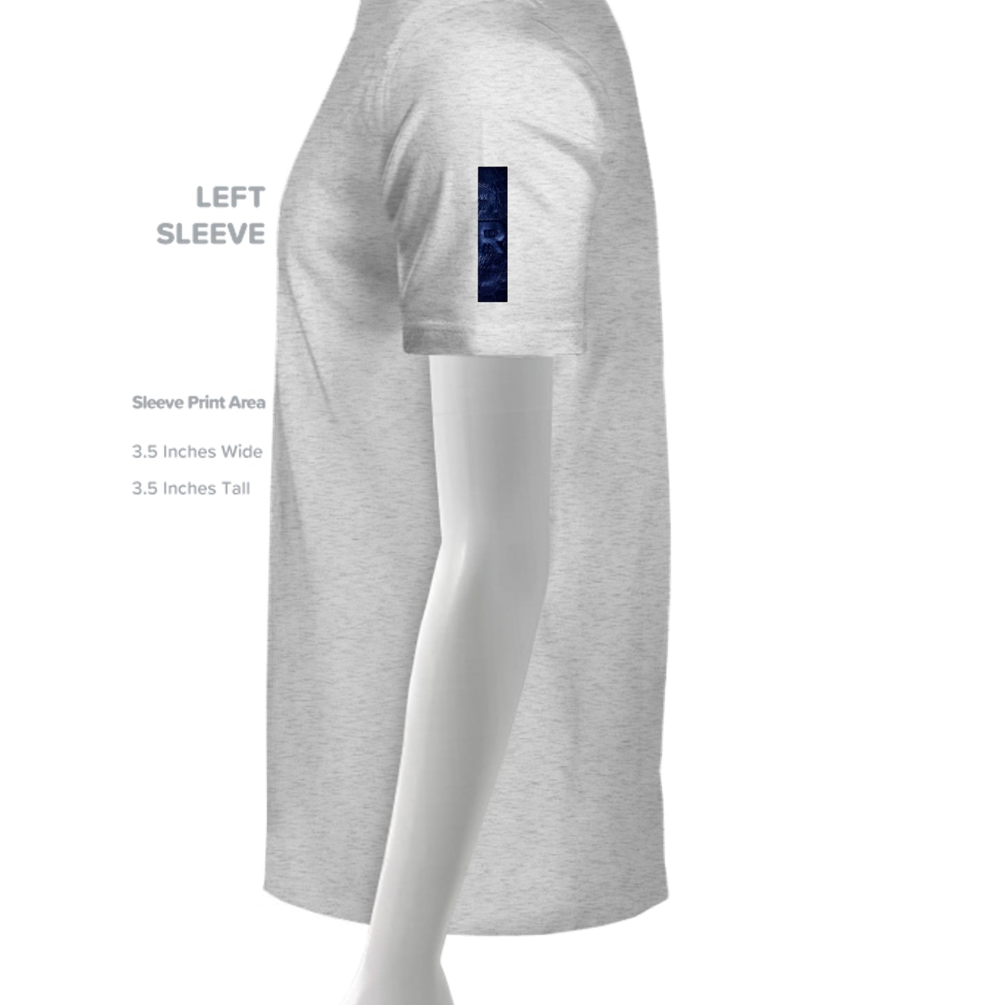 HEATHER WHITE - 6010 - SLEEVE_LEFT