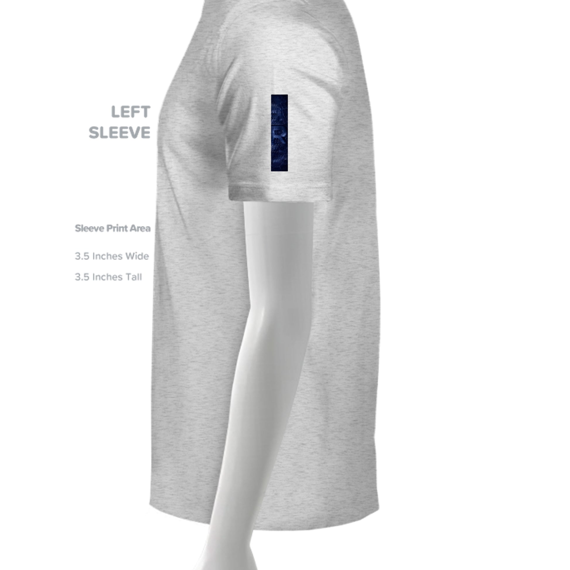 HEATHER WHITE - 6010 - SLEEVE_LEFT
